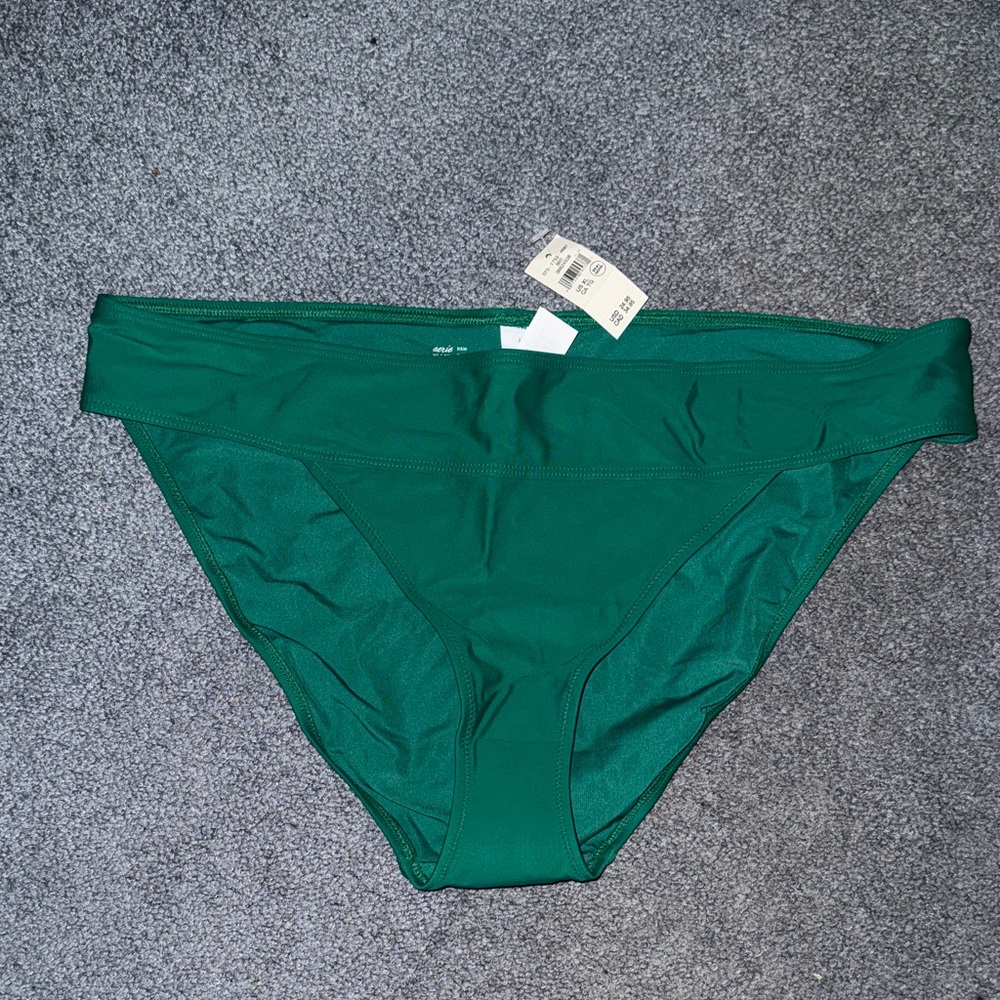 NWT aerie Emerald Green Women's Swim Bottom